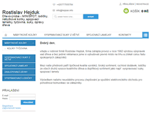 Tablet Screenshot of hejduk.info